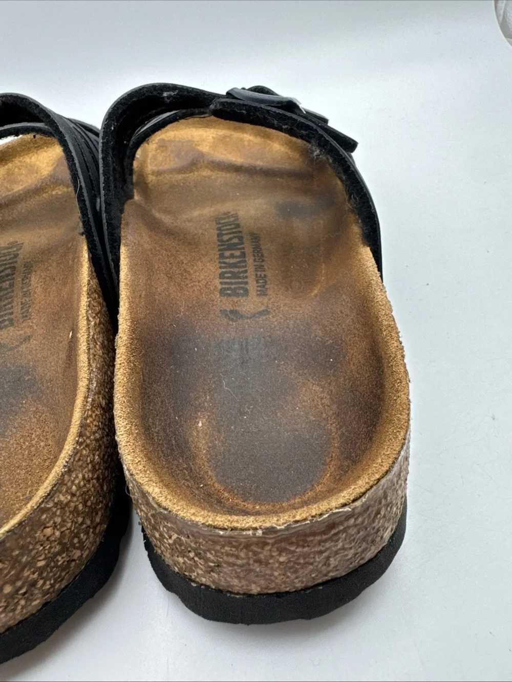 Birkenstock Granada 245 Black Slip On Sandals Size US 7
